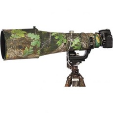 니콘 AFS 600mm F4 E FL VR 방수 렌즈 보호 커버용 체이스 버드 카무플라주 코트리드 1.4배 TCTC14E III, Green Leaf Camouflage, With 2.0X TC (TC-20E III), 1개