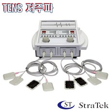 스트라텍 국산 2인용 경피신경 TENS 저주파치료기 PMT-175 무소음 패드형, 1개