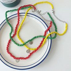 스마일비즈목걸이