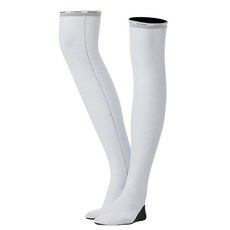 Zeyuan 다이빙 롱 삭스 Sun Protection Anti-Slip Over Knee Stockings 화이트 S