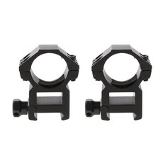 GHSHOP 25.4mm 1 "스코프 마운트 링 20mm Dovetail 레일 손전등에 적합 하이 프로파일, 설명, 블랙, 설명, 1개