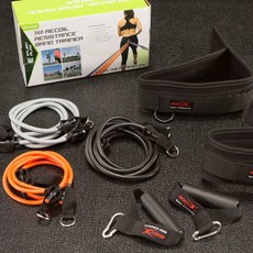 [바디엑스] 3종 더블 파워 저항밴드세트/저항밴드/튜빙밴드/복근운동/회전형 운동/스포츠운동