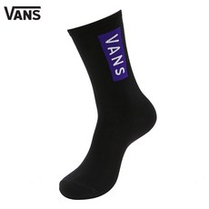 [반스] (남성)세로로고디자인장목양말_VN-3TY3BLK, BLACK 2