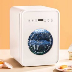 젖병세척기 자외선 살균기 UV 소독 설거지 신생아용품, 원형 이중 램프 야간 조명 18L A6