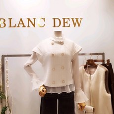 폴앤조트위드배색양모베스트