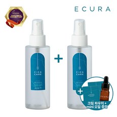 에큐라 시카 케어 미스트 120ml 1+1 여드름 티트리 병풀 쿨링 진정 수분 수딩 물광 마스크 트러블