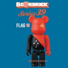 [BE@RBRICK] 베어브릭 39탄 FLAG 파푸아뉴기니
