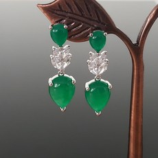 비취드롭귀걸이