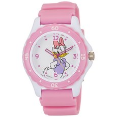 [큐앤큐] 손목시계 디즈니 컬렉션 데이지 오리 HW02-005 걸즈 핑크