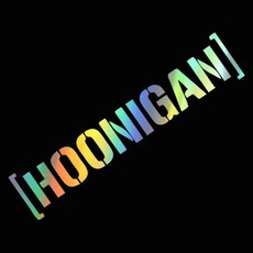 재미있는 자동차 장식 반사 스티커 인테리어 개 HOONIGAN 2 오토바이, G054 2pcs laser, 2개