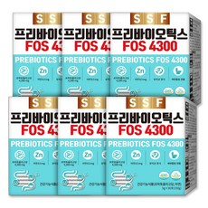 순수식품 프리바이오틱스 FOS4300 6박스(180포) 아연 프락토올리고당, 5g, 180개