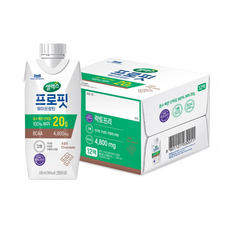 셀렉스 프로핏 웨이프로틴 드링크 330ml x 12개, 1ml