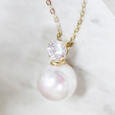 14k진주팬던트