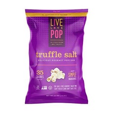 Live Love Pop 라이브러브팝 트러플 소금 팝콘 12팩, 1개, 1g