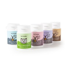  [9개월분] 종합선물세트 헬로플라그시리즈 헬로맘마미아 입냄새 잇몸건강 치석제거 관절 눈 피모건강 고양이치약 강아지치약, 고양이용 