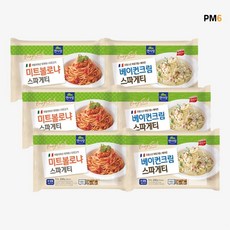 면사랑 스파게티 미트볼로냐 베이컨크림 용기면, 미트볼로냐x3개+베이컨크림x3개, 1개, 330g