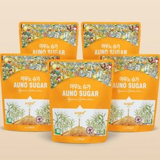 아우노슈가 5개 비정제원당 유기농 설탕 사탕수수원당, 320g