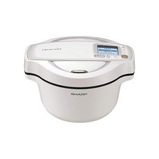 샤프 물 없음 자동 조리 냄비 1.6 L 화이트계 SHARP 헬시오 핫 쿡 KN-HW16F-W