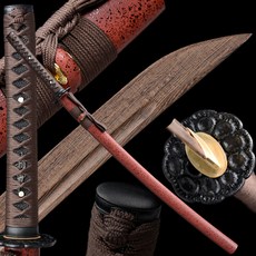사무라이 목검 목도 우드 연습 훈련용 조로 칼 흑단, 9