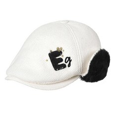 엘르골프 귀달이 육각 헌팅캡 6F87409, WHITE