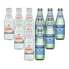 산펠레그리노 탄산수(6병)+아쿠아파나 생수(6병), 250ml, 6개