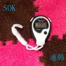 스톱워치 뉴타입 전자 초시계 헬스 학생 경기 러닝 육상경기 훈련 수영 재판 방수, T07-J블랙+호루라기를 보내다
