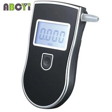 스마트 미니 디지털 LCD 디스플레이 음주 측정기 호흡 알코올 테스터 분석 도구 교통 경찰 장비용 감지기 장치, 1개