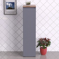 웰던 홈카페수납장 부엌 주방 1200 틈새 그릇장, 웰던 1200 틈새장, 그레이