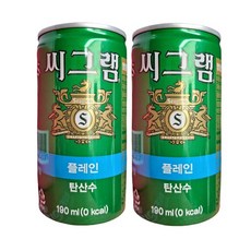 씨그램 플레인 190ml 30캔, 씨그램플레인 190ml 30캔 (A3), 상세설명 참조