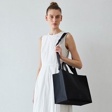 조셉앤스테이시 LPK Lattice Knit Tote Bag L Rich Black 0JSO5TT40801F1532449