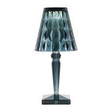 Kartell 큰 배터리 디 밍이 가능한 테이블 램프 - 라이트 블루, 단일상품