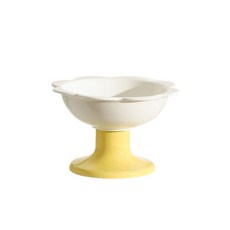 음식 디펜서 세라믹 고양이 그릇 꽃 디자인 크리에이티브 애완 동물 높은 발 그릇 귀여운 대용량 애완, 07 07 Style 4, 1개
