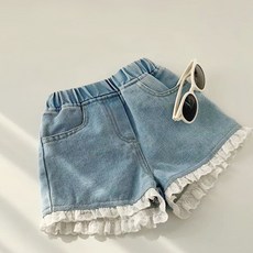 여아데님팬츠레이스