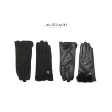 질스튜어트 [JILL STUART ACC]블랙 퍼 쁘띠 다이아 장식 장갑 JAGV1F260 262