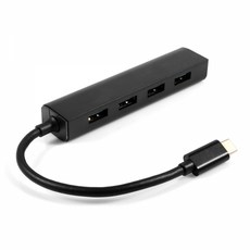 엠지컴/NEXT-616TC 이지넷 USB-C 3.1 TO USB-A 4Port USB HUB, 단일상품