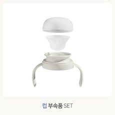 리뗀클로르 빨대컵 어린이집 유치원 물병 자기주도 돌아기물컵 아기빨대컵 270ml, 자기주도컵 부속품 SET, 1개