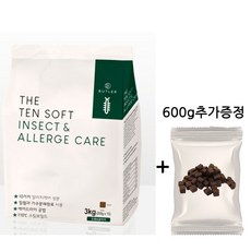 더텐 소프트사료 1kg + 200g증정 3kg + 600g증정 인섹트 알러지케어 사료, 더텐사료 인섹트3kg+600g, 2개 - 더텐오븐베이크