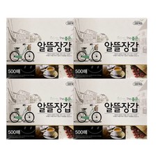 The좋은 일회용 위생 비닐장갑 알뜰형, 4개, 500매