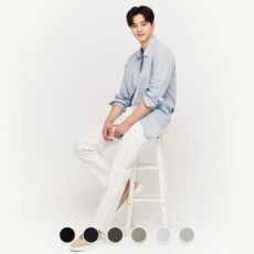 지오다노면바지