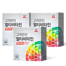 고려은단 멀티비타민 올인원 이지, 120정, 3개
