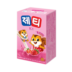 제티 딸기맛 분말, 17g, 1개입, 20개