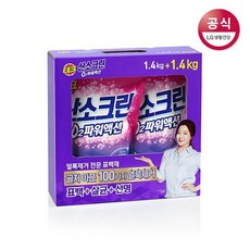 테크 산소크린 O2 파워액션 표백제 1.4kg x 2개, 없음