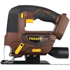 티찹 TICHOP 18V 충전 직소기 TJS-18-B 각도조절가능 4단오비탈모드 직쏘톱 본체만 베어툴, 1개
