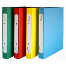 2공 O링 바인더 A4 3cm 적색 공간격 7 문서보관파일 문서화일 포켓바인더