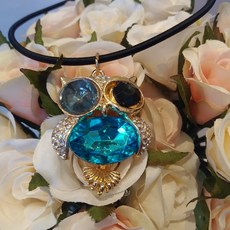 부엉이목걸이시계