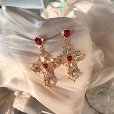 러브크로스귀걸이