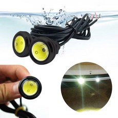 고휘도 DIY 차량용 안개등 데이라이트 전조등 18mm, a12-신형18mm-화이트(낱개), 1개