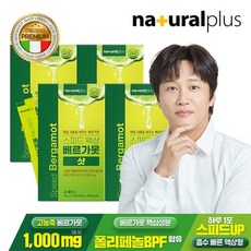 내츄럴플러스 스피드 액상 베르가못 샷 15포 4박스, 4개, 300g