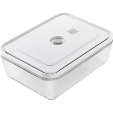 Zwilling J. A. 헨켈 36812100 신선 및 절약 진공 유리 냉장고 상자 0.6갤런2L 밀폐 보관 용기, 1개
