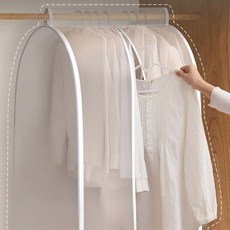 겨울외투보관 행거 가리개 한복보관 부직포옷커버 덮개, 중 60*50*90cm, 1개
